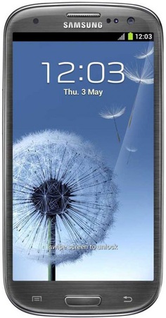 Смартфон Samsung Galaxy S3 GT-I9300 16Gb Titanium grey - Лысьва